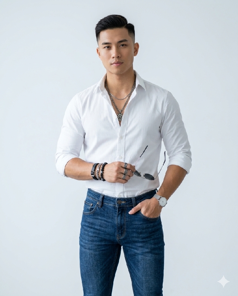 Cach Phoi  Do Voi Jeans Nam Body Giup Phai Manh Luon Thoi Trang
